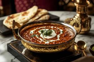 Tandoori Roti With Plain Tadka And Salad