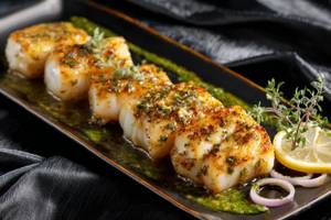 Bhetki Hariyali Kebab