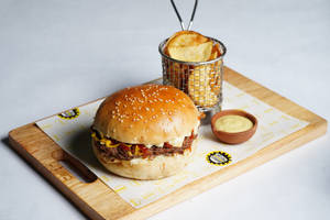 Beef Pork Hotdog Burger