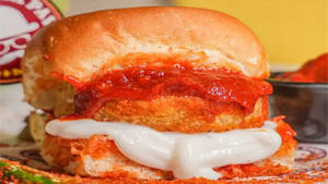 Cheesy Vada Pav