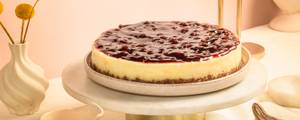 Blueberry Cold Cheese Cake 1 Kg
