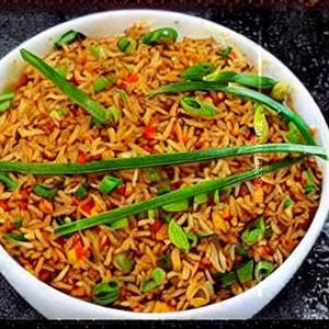 Spring Onion Chilli Garlic Fried Rice [Chicken]