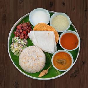 Akki rotti plate meal