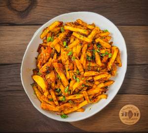 Spicy french fries