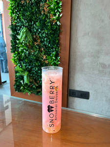 Litchi Cranberry Boba Drink