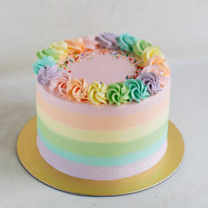 Rainbow Cake[1 Pound] EGGLESS