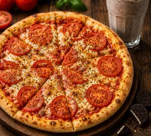 Margherita Pizza [9 inches] with Oreo Shake