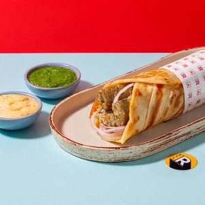 Double Seekh Chicken Roll