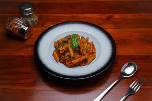 Arrabbiata (spicy Tomato Sauce) Veg Penne Pasta