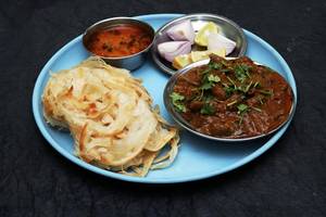 Parota with Mutton Kheema