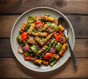 Baby Corn Pepper Fry