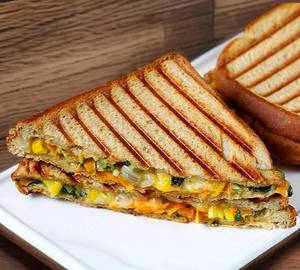 Vegetable cheese tost sandwich
