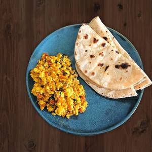 Egg Bhurji 2 Chapati