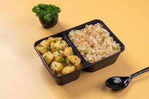 Sabudana Khichdi & Aloo Jeera Dabba