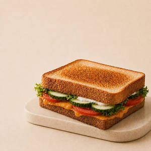 Veggie Sandwich [2- Bread | 195 Kcal]