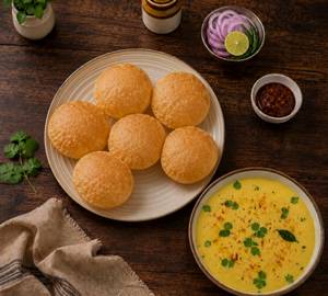 Puri(6Pcs)+Kadhi