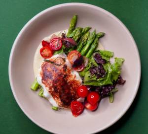 Grilled Asparagus And Kalari Cheese