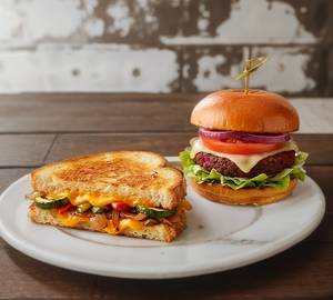 Grilled Sandwich With Burger
