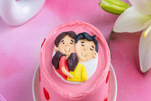 Customised Couple Fondant Topper