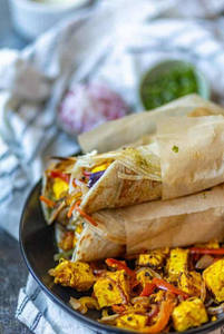 Chilli Paneer Roll