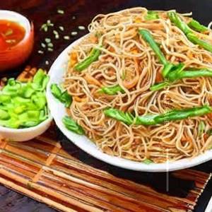 Chicken Rice Noodles Schezwan Style