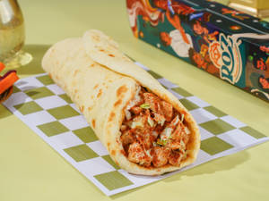 Chatpata Chicken Shawarma Roll