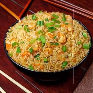 Shrimps Manchurian Fried Rice