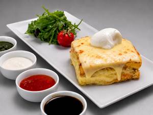 Cheese Bread Omelette