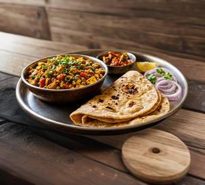 Paneer Bhujia Thali