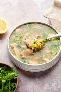 Chicken Lemon Coriander Soup
