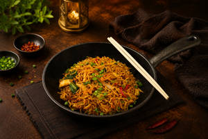 Mee Goreng With Exotic Vegetables