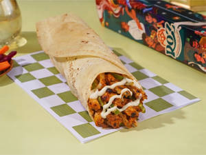 Chatpata Chicken Rumali Shawarma