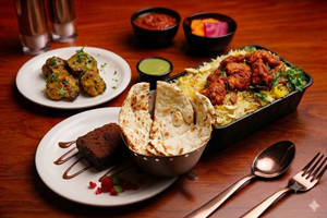 Chicken 65 Mandi+afghani Kabab+brownie+2tandoor Roti