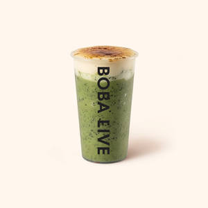 Matcha Oreo Brulee Smoothie