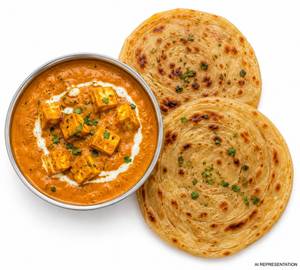 Paneer Butter Masala + 2 Baby Lac Paratha