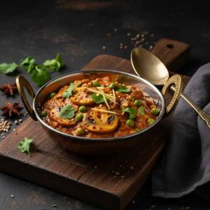 Tawa Mushroom Masala