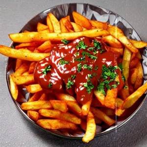 Mushroom peri peri french fries