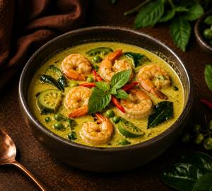 Thai Green Curry With Prawns