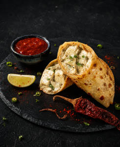 Afghani Paneer Tikka Roll
