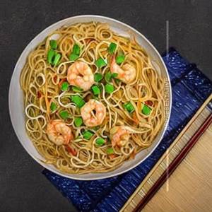 Classic Prawns Cantonese Noodles