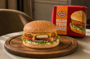 Paneer Crunchy Burger