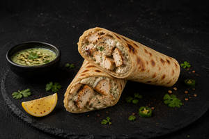 Koyla Smoked Chicken Malai Roll