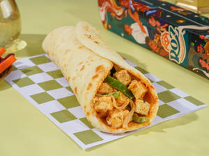 Paneer Khuboos Shawarma
