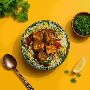 Paneer Tikka Biryani Jain
