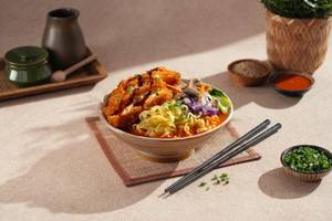 Fried Paneer Ramen Bowl