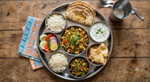 Paneer Bhurji Thali