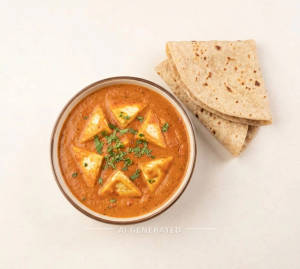 Cheese Tomato + Plain Chapati (2 pieces)
