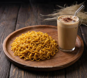 Plain Maggi + Classic Cold Coffee