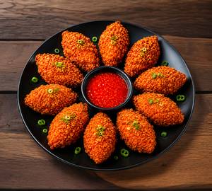 Kurkure paneer momos