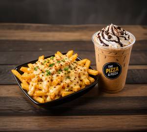 Cheese Fries + Cold Coffe